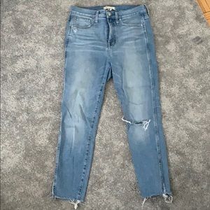 Light wash Madewell jeans